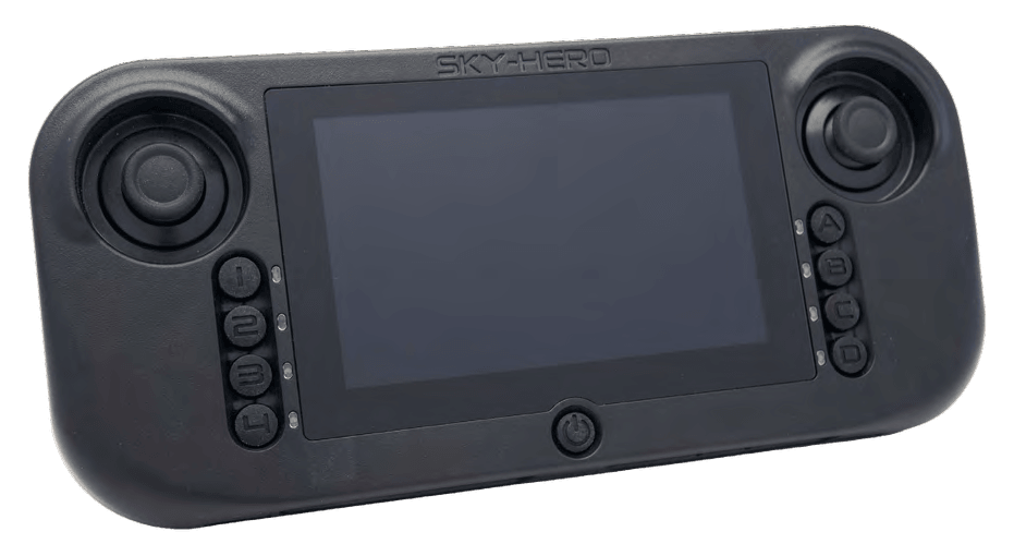 GCS MkII handheld controller with screen and two control sticks